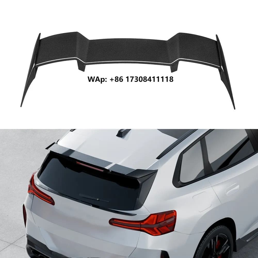SOOQOO for X3 G45 Prepreg Carbon Fiber Car Roof Spoiler Rear Roof Wing Spoiler G45