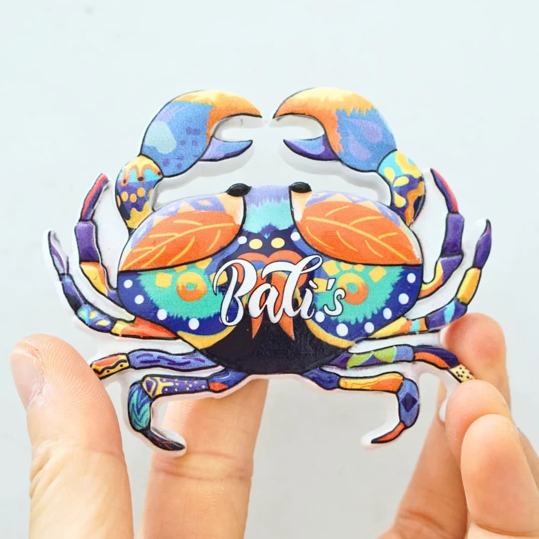 1Pc, Bali Refrigerator Magnet, Bali Scenery Refrigerator Magnet, Colorful Home Decoration, Photo Refrigerator Magnet,