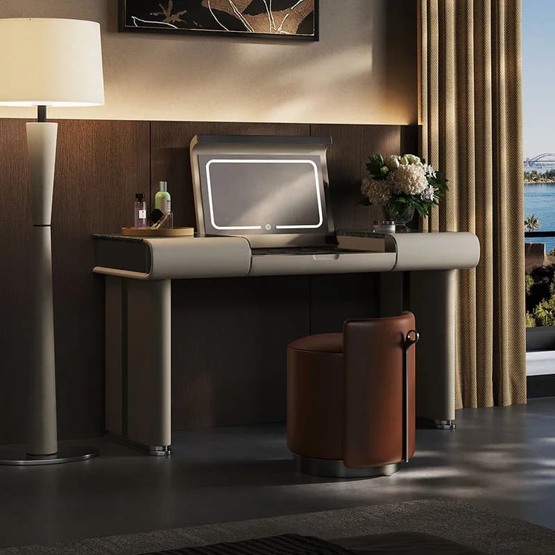 Space Saving Minimalist Makeup Station Premium Aesthetic Elegant Luxury Dressers Creative Storage Komody Home Furniture