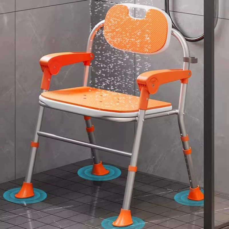 Disability White Shower Chair White Rubber Bathroom Cute Shower Chair Adult Elderly Mobili Arredamento Casa Furniture Home