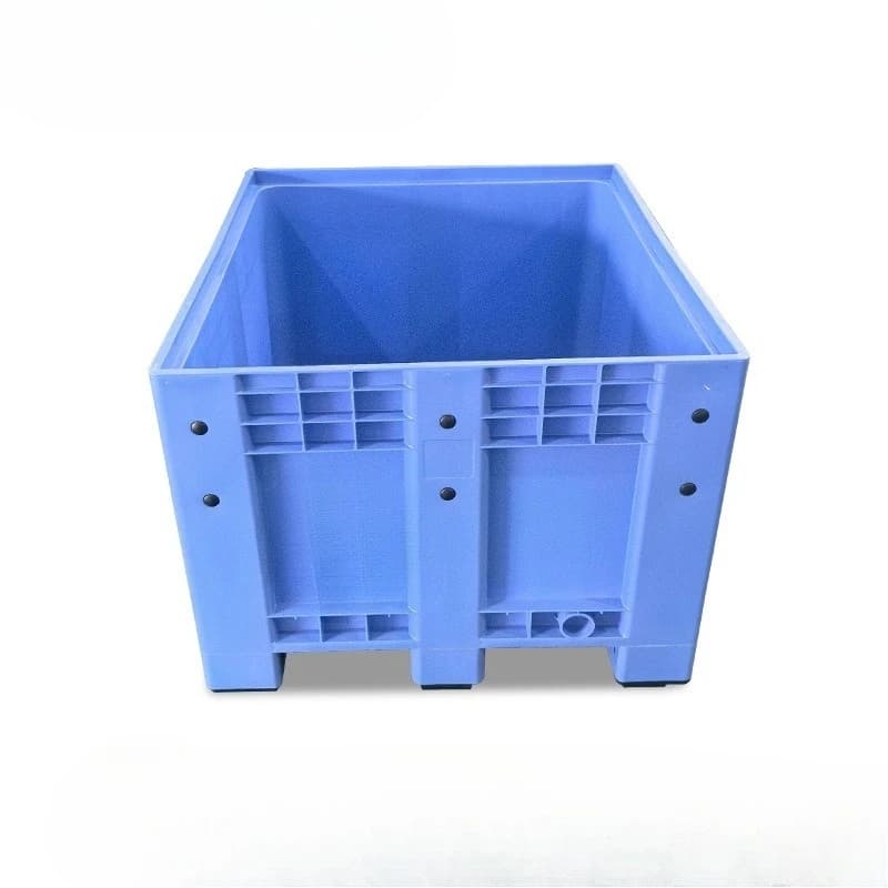 Closed Pallet Box Blue Box Pallet Storage Plastic Pallet Box