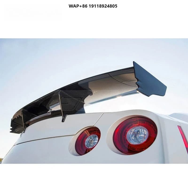 Nismo Spoiler Carbon Fiber Rear Wing With Brake Light for  GTR R35