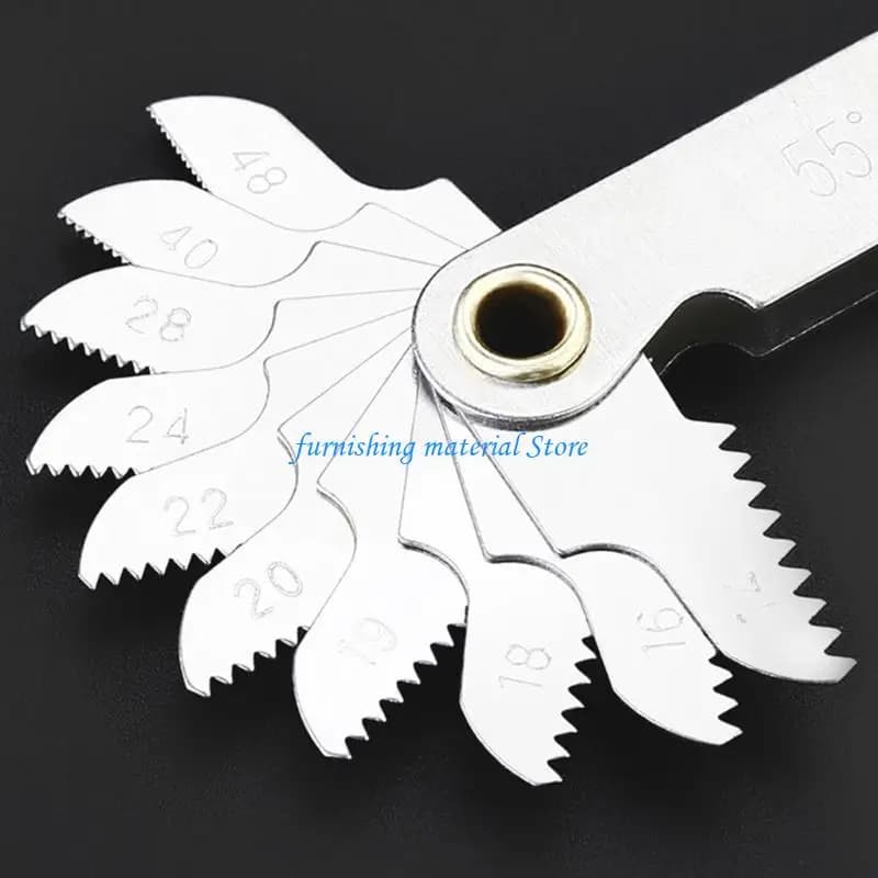 Y5GD 55 60 Degree Metric Inch Thread Plug Gauge Multi-purpose Screw Gauge Gear-Tooth Screw Gauges for Industrial Measurement