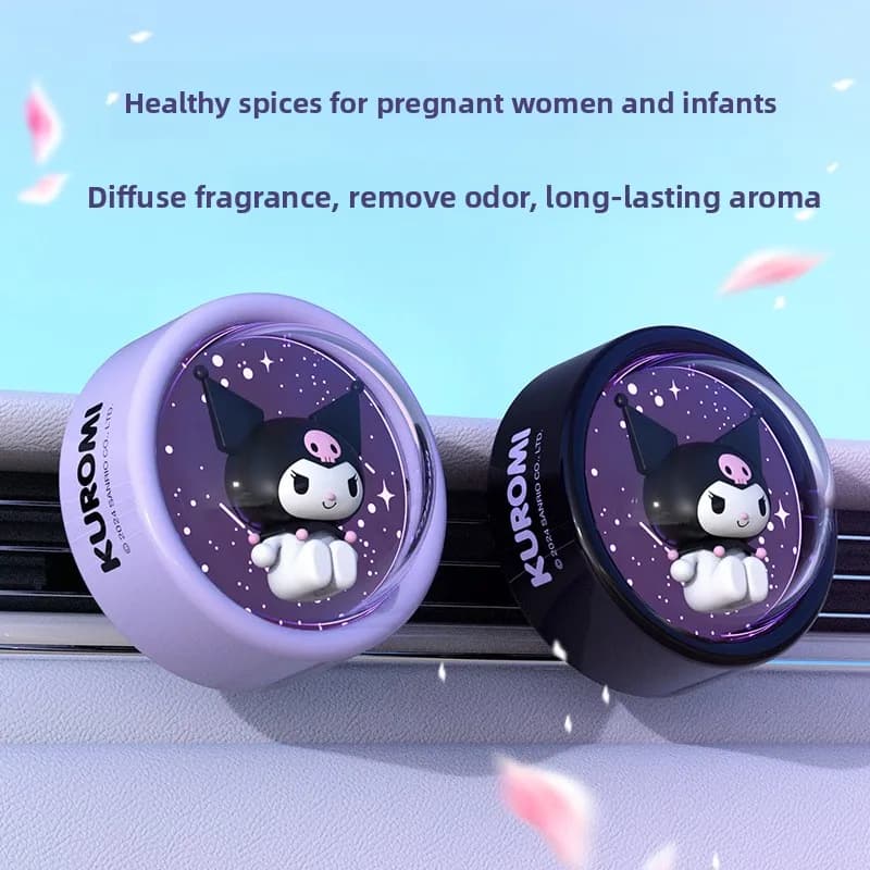 Kuromi Car Cute Fragrance Ornament Car Women's Fragrance Air Outlet Cute High End Decoration Odor Removal