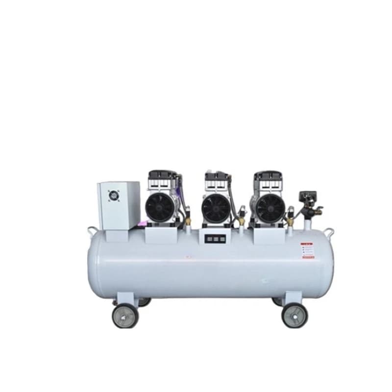 Oil-free silent air compressor YM1100-3-180L small air pump woodworking painting equipment pump head
