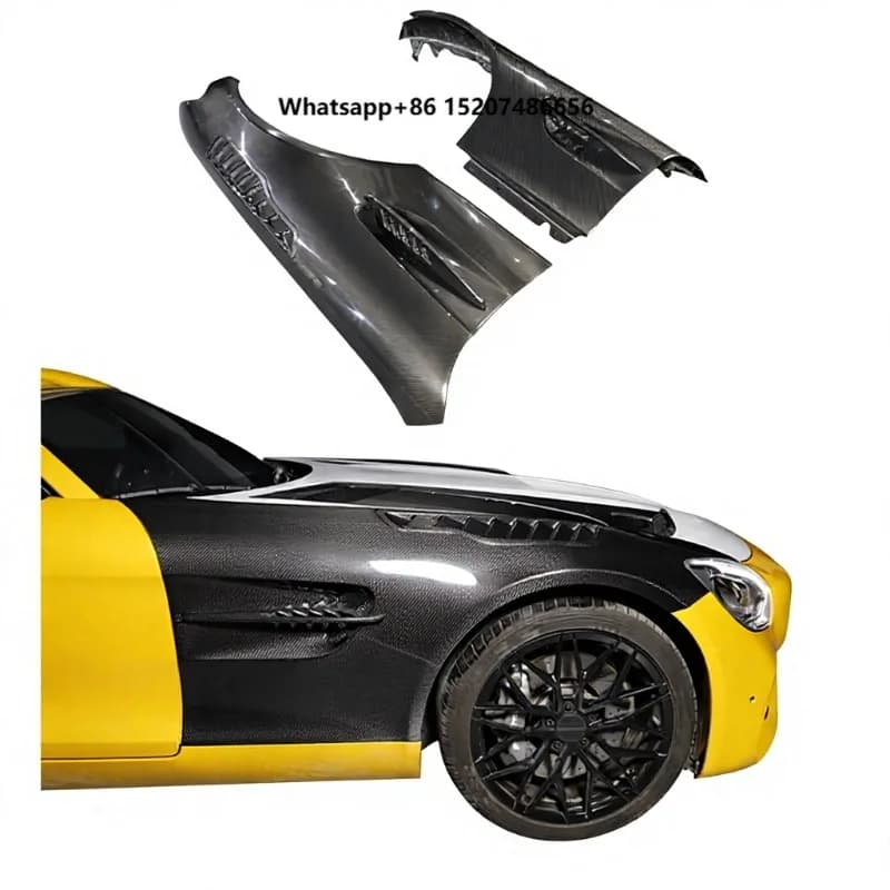 Car Upgrade Carbon Fiber Fender New Condition 1 Year Warranty for  2015-2023 AMG GT GTS  Pro Style