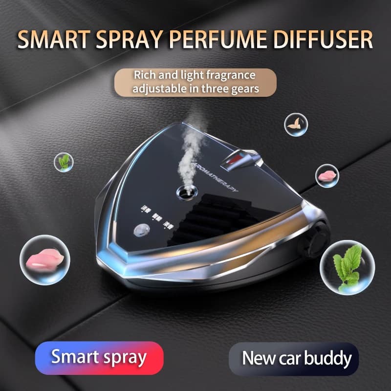 V88S Car Air Freshener Intelligent USB Charging Fragrance Spray Flavoring Supplies Decor Interior Accessories Perfume Diffuser