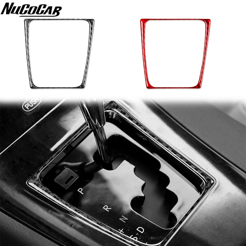 For Lexus ES ES350 ES240 2006-2012 Carbon Fiber Central gear shift panel Trim frame Car Accessories Interior Decorative Stickers