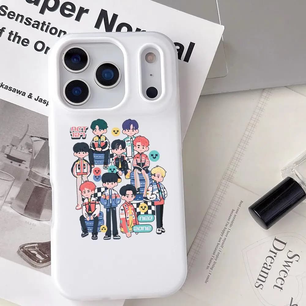 Korea Kpop Band N-NCT 127 Phone Case For IPhone 17 16 15 14 13 12 11 Pro Max Plus Mini Case Clear Jelly Shockproof Soft Cover