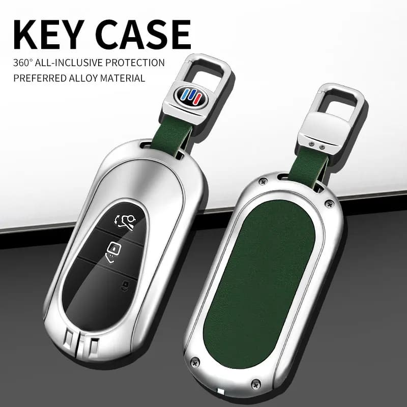 Car Key Case Cover Shell For Mercedes Benz C E S Class GLC W206 W223 W214 E300 C260 C300 S450 S500 S400 Fob Accessories