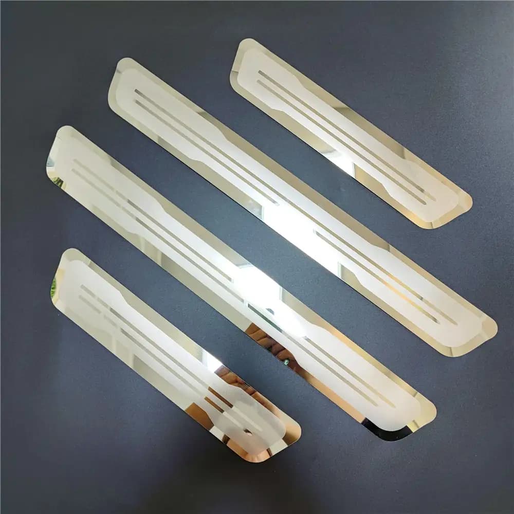 For Mitsubishi Eclipse Cross 2017-2021 2022 Car Door Sill Scuff Plate Cover Trim Stainless Threshold Pedal Protector Accessories