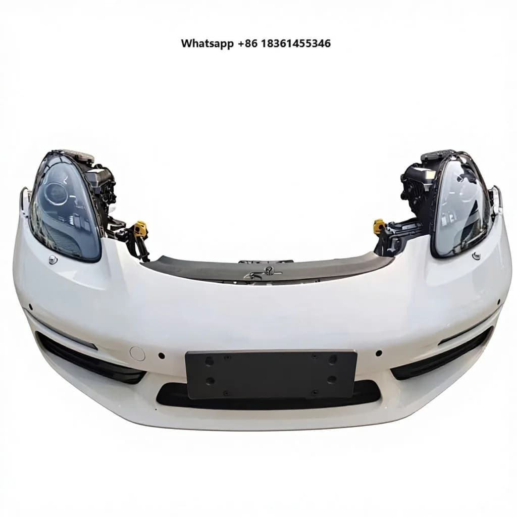 For  718 Boxster Cayman 982 2017-2024 GT4 Style Full Front Bumper Kit 982807221 982941035