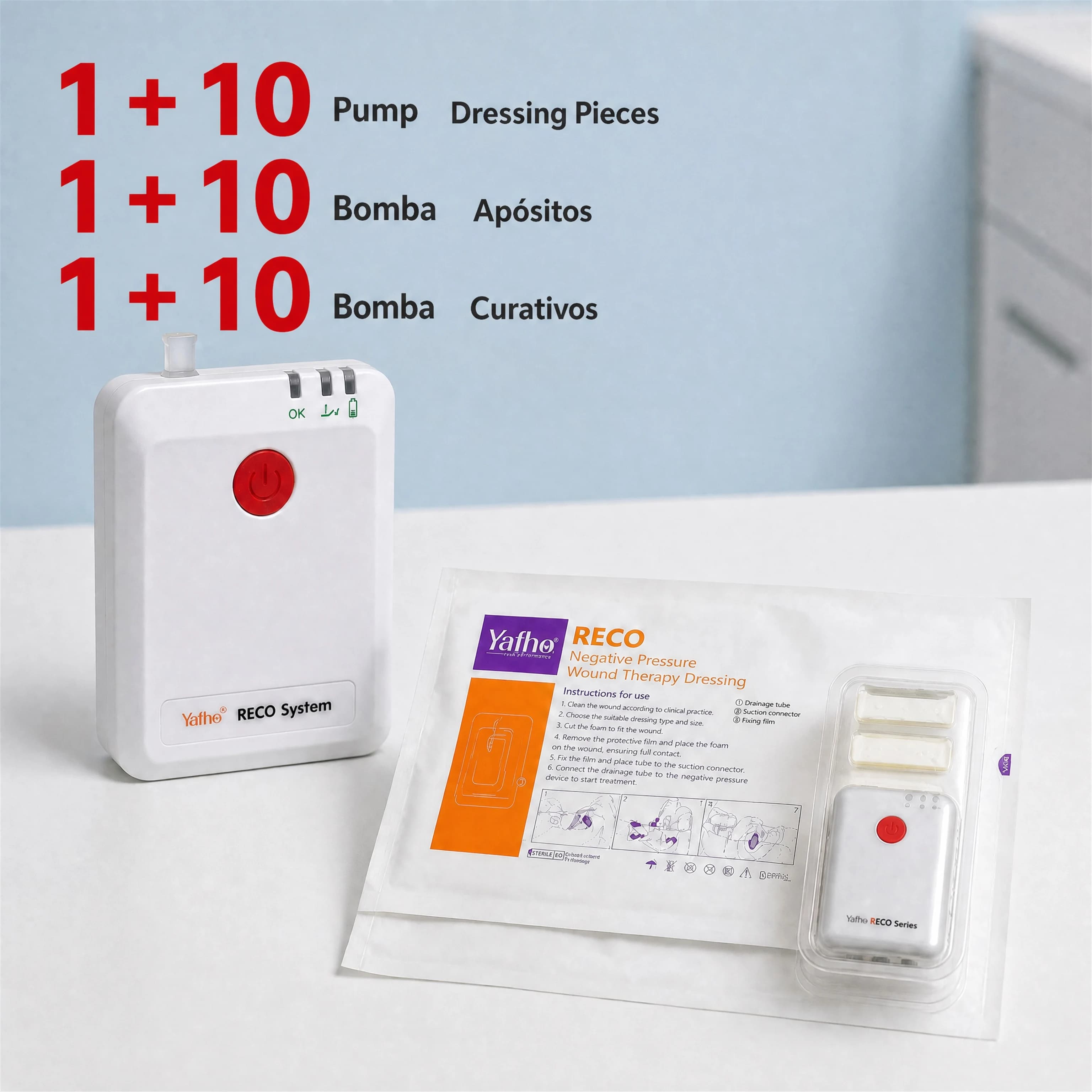 Factory Wholesale Lightweight NPWT Unit Negative Pressure Wound Therapy System Vac Machine