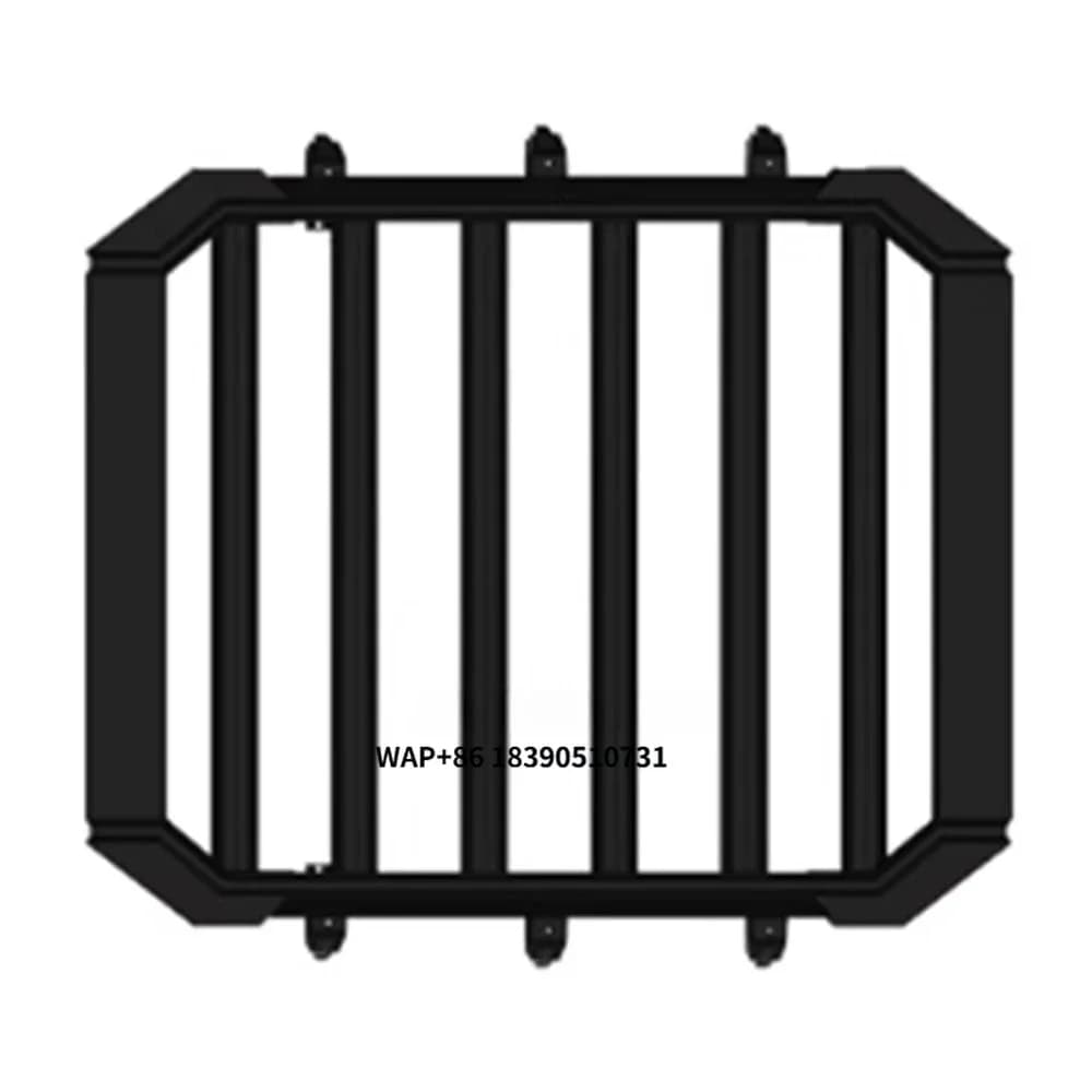 Black Aluminum Alloy Roof Rack Cargo Basket for  Wrangler JL 2018+ Gladiator JT 2020+ JT1024