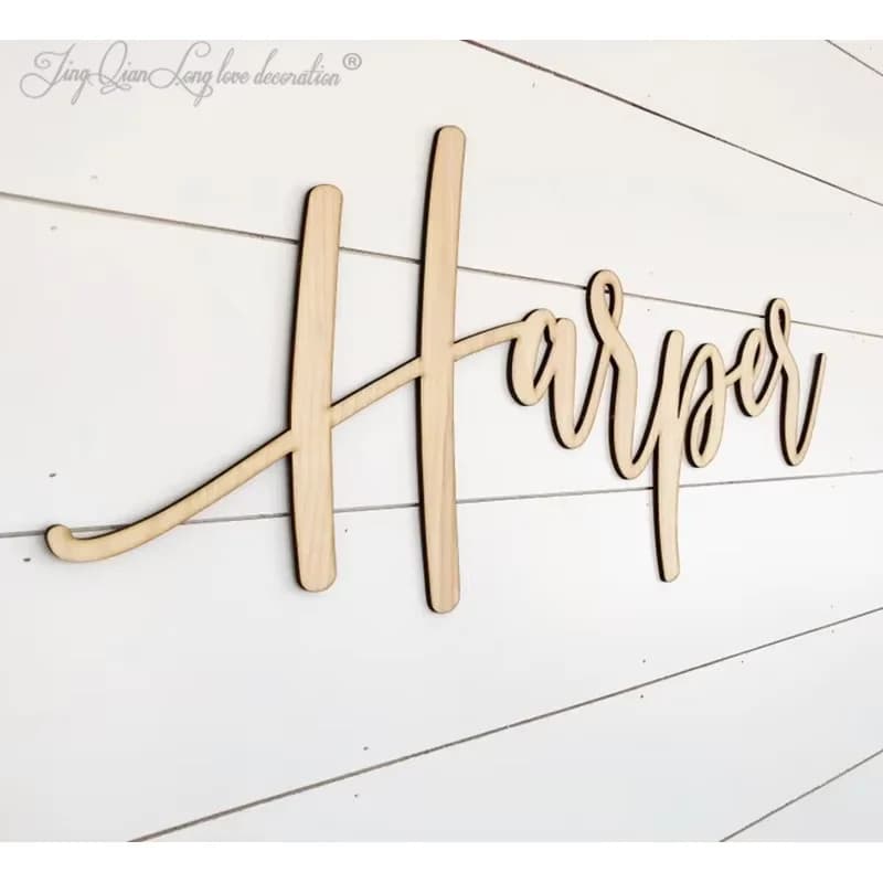 Custom Wooden Name sign Personalized wooden name Sign for Nursery Decor Wall Decor Personalized Name Sign