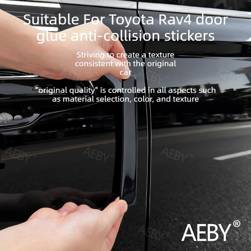 For Toyota Rav4 2020-2026 door side protector,Anti-scratch epoxy sticker,Door edge decoration,door anti-collision strip