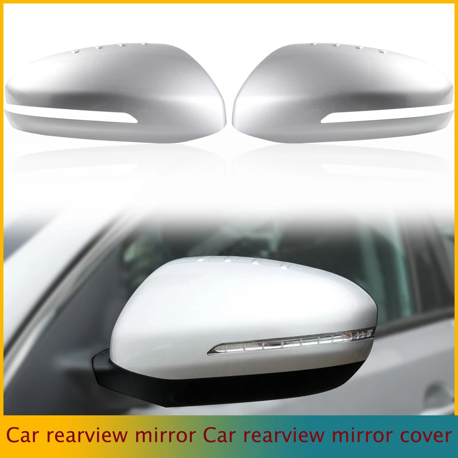 Car Rearview Mirror Cover Cap Housing Fit For Kia K5 2011 2012 2013 2014 2015 Protective Cover for Exterior Mirrors