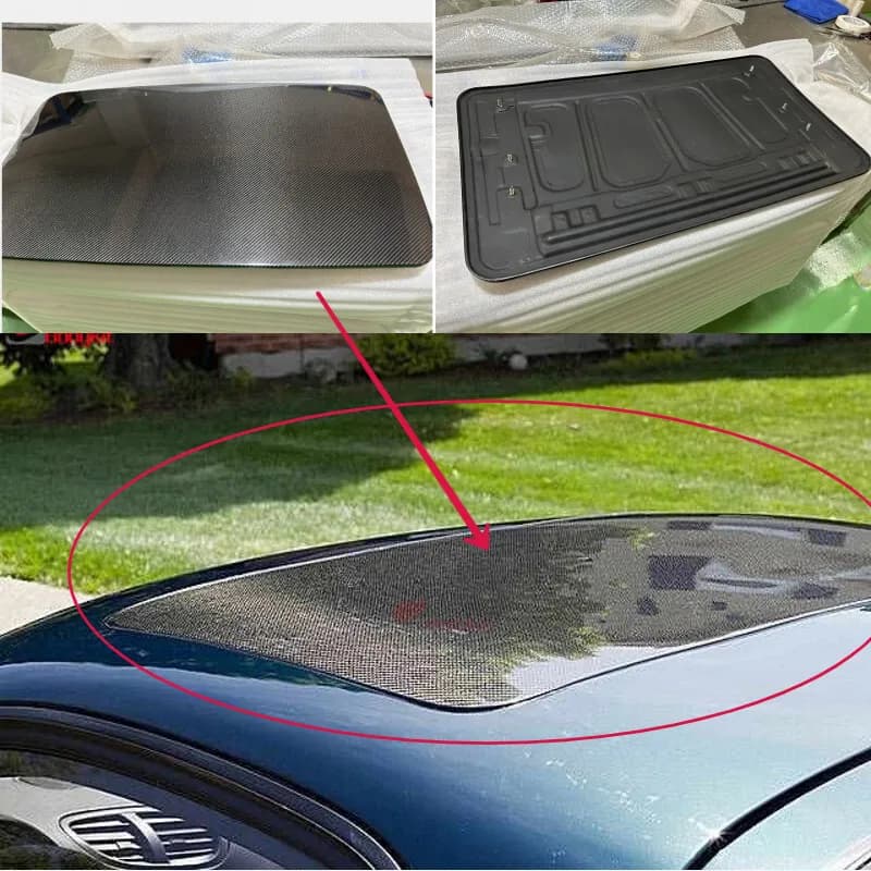 For Mazda RX7 FC3S Carbon Fiber Sun Roof Panel Rear Hard Top Sunroof Cover