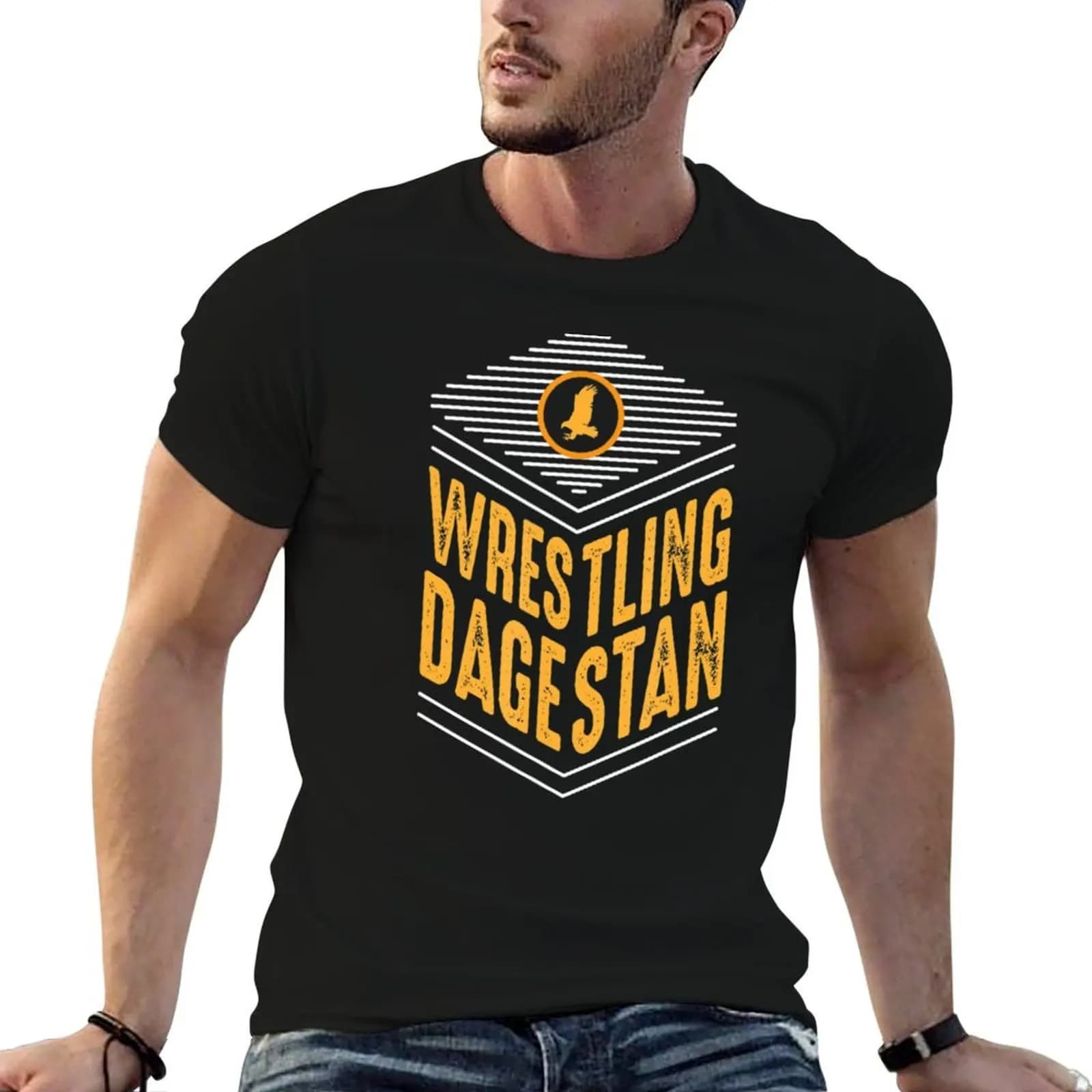 Wrestling In Dagestan Singlet. Wrestler Training T-Shirt aesthetic clothes clothes plain t shirts men