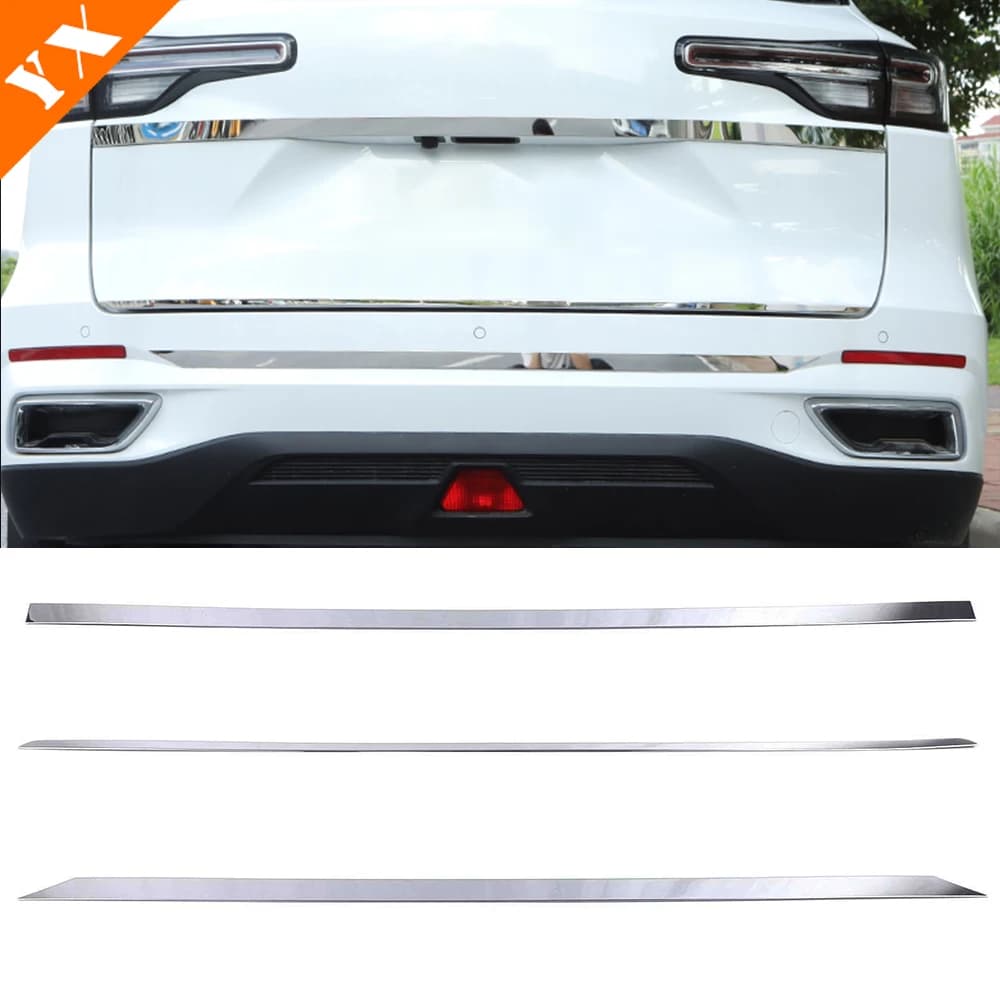 For cs55 plus accessories cs55plus 2025 2024 Stainless Car Tailgate Rear Door Cover Molding Trim Tail Door Trim Car Accessories