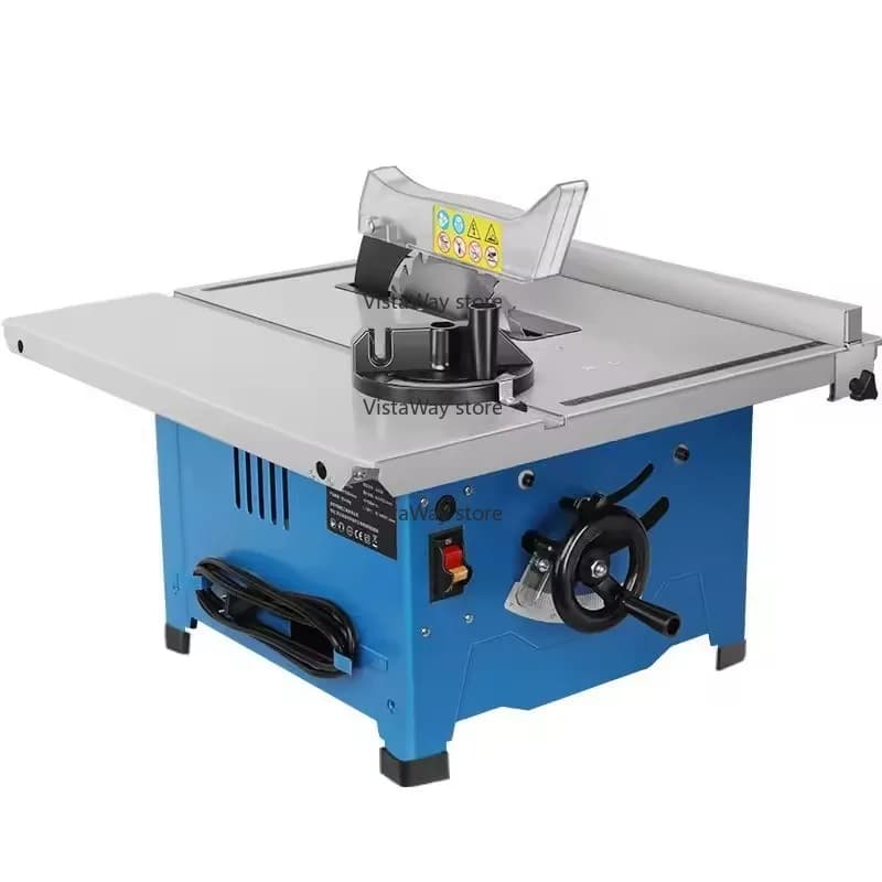 Mini Portable 8 Inch Table Circular Saw Machine for Aluminum Cutting Household Multifunction Sliding Wood Cutting Machine
