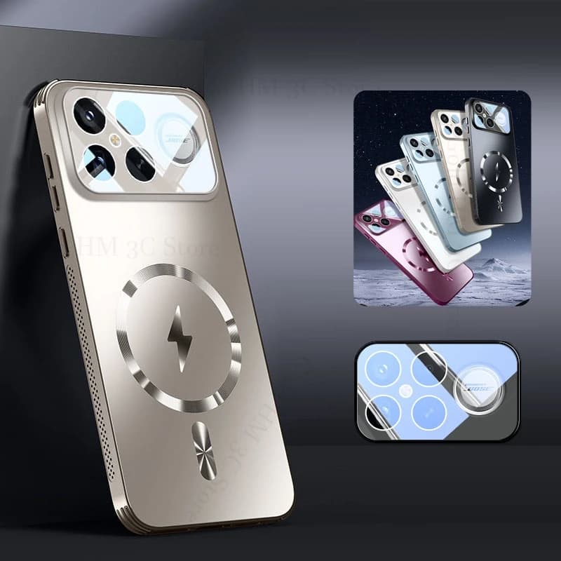 For Redmi K90 Pro Max Cooling Heat Dissipation For Magsafe Case For Redmi K90 K80 Pro K70 Ultra Wireless Charging Magnetic Cover