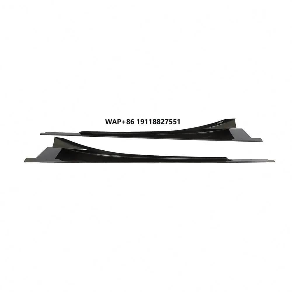 High Quality I8 Extend Side Skirts Carbon Fiber Car Side Skirts Rocker Panels For  I8 2014-2018