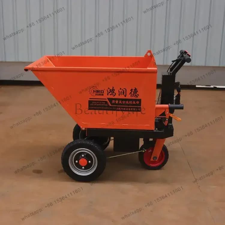 FG JX-8 construction site handling project electric tricycle electric hand push dump truck construction pull electric