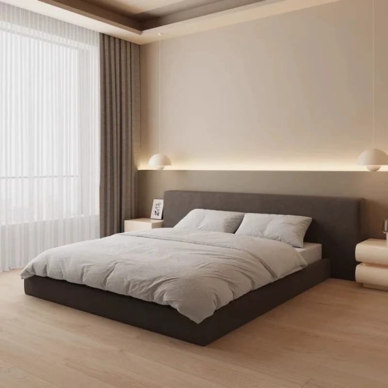 Master Bedroom Organizer Bed Makeup Black Platform Double Bed Sleeping Headboards Meuble De Chambre Home Furniture