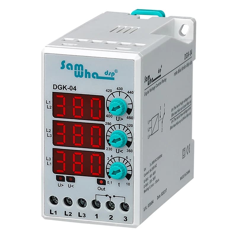 Over Under Voltage Relay Voltage Control Relay