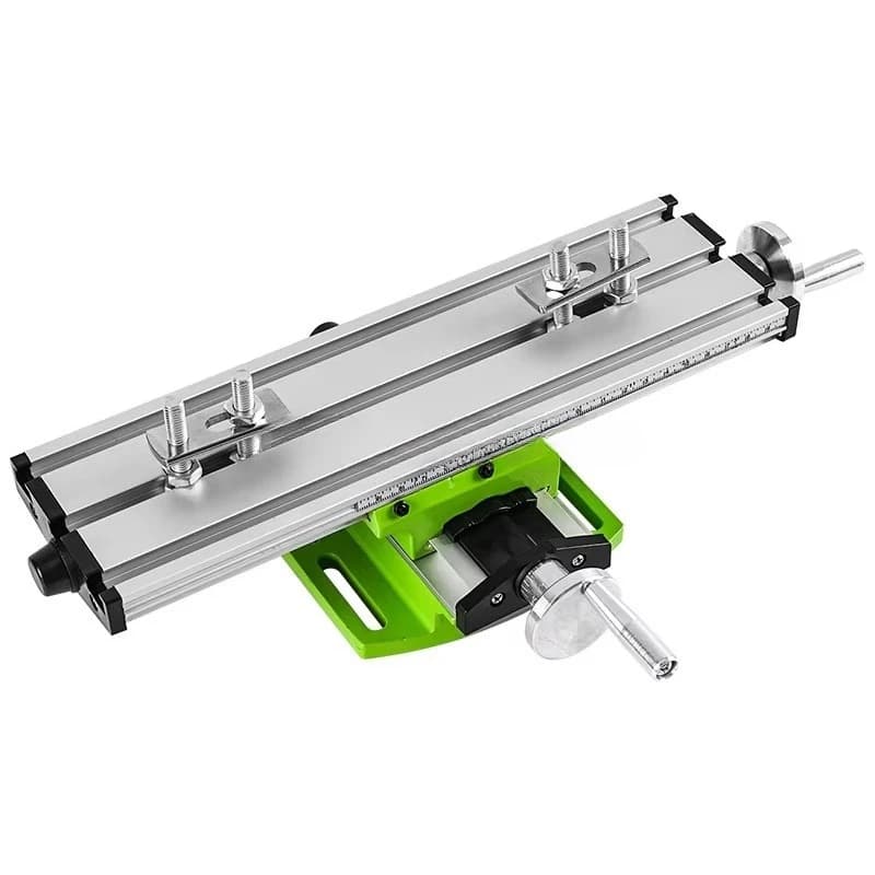 Electric drill bracket Heavy duty precision cross jaw table Two-way mobile table