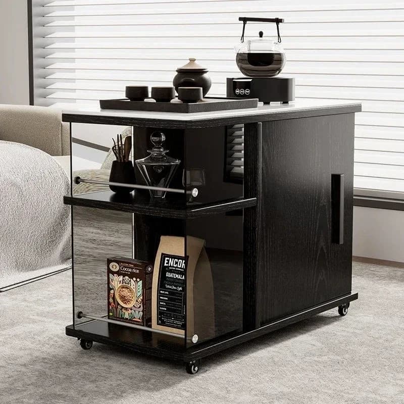 A few small cabinets, lockers, living room, solid wood  cabinet, coffee casual side cabinet