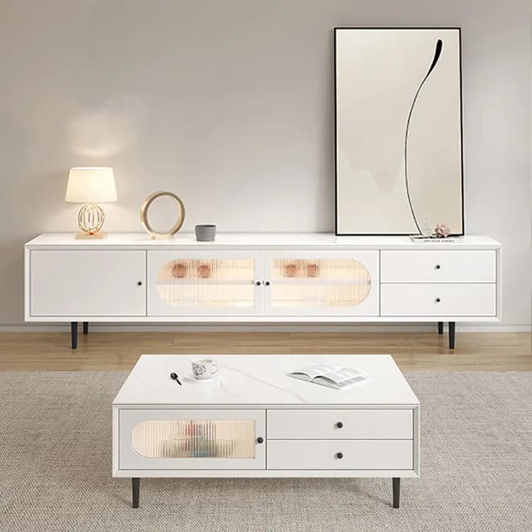 Modern Simple Tv Cabinet Living Room Furniture Modular Customized Wooden Tv Cabinet
