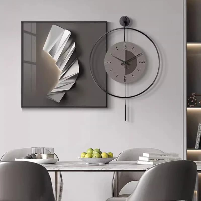Nordic Bedrooms Wall Clocks Xenomorph Silent Living Room Digital Wall Clocks Design Restaurant Reloj Pared Room Decorations