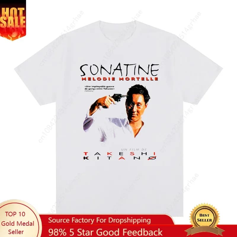 Kitano Takeshi Life Is Boring Vintage T-shirt Cotton Men T shirt New TEE TSHIRT Womens Tops Unisex