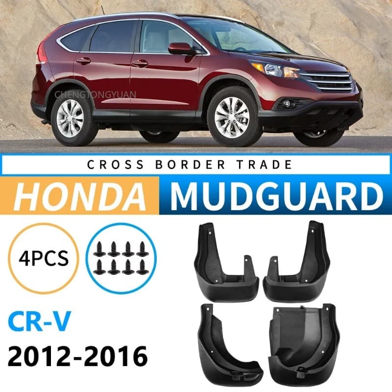Mudguards FOR Honda CRV CR-V 2012-2016 Auto Mud Flaps Exterior Styling Accessory ABS Plastic Anti Splash Mudguards Custom Fit