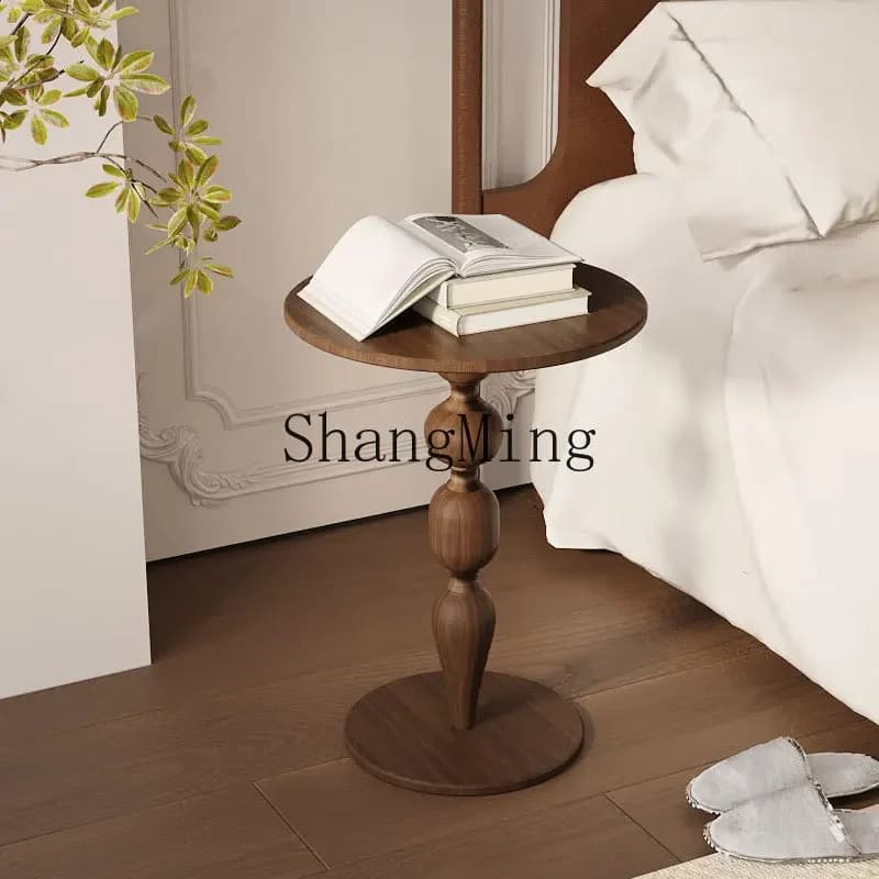 CL medieval creative corner few living room sofa next to solid wood bedroom bedside bedside coffee table balcony small tea table