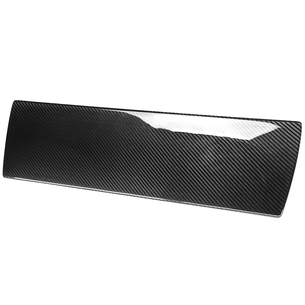 For Tesla Model 3 Highland 2023+ Front Passenger Glove Box Panel Cover Real Dry Carbon Fiber Interior Accessories Trim
