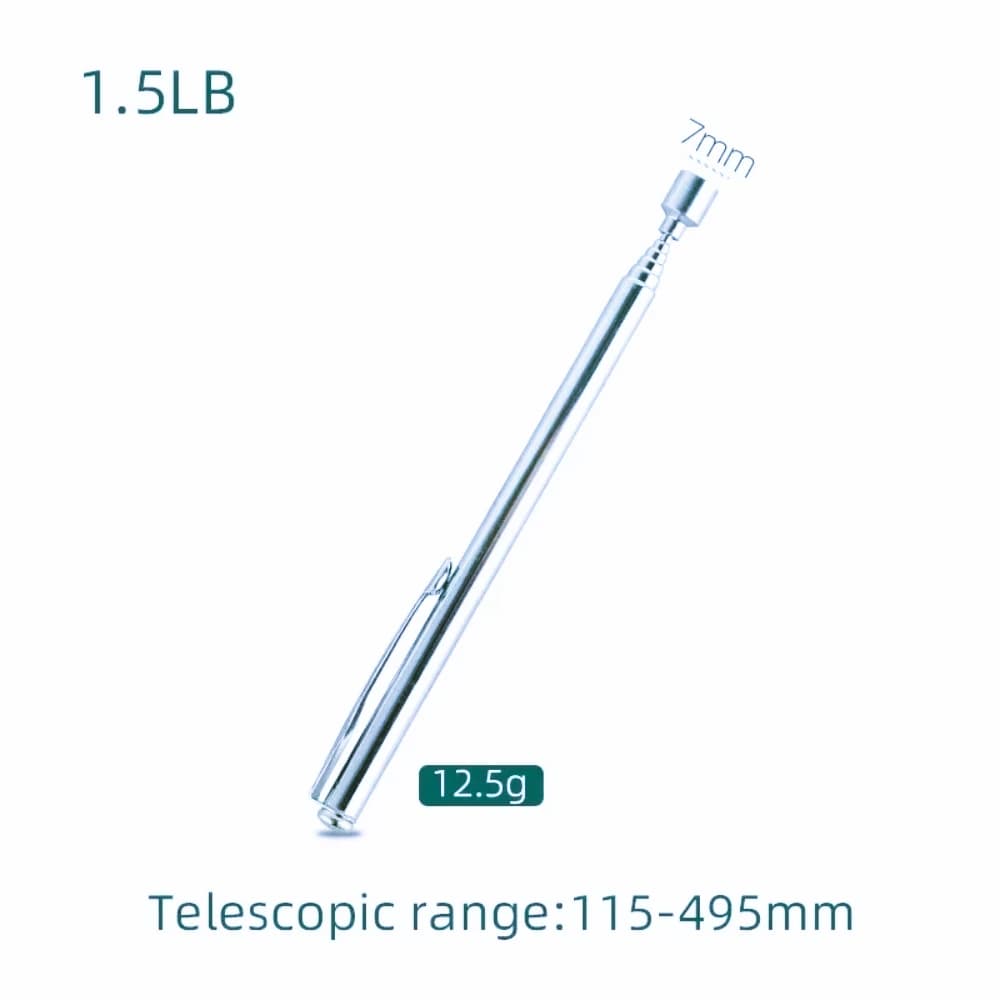 ZF-T Herramienta recogida pluma magnética telescópica, varilla recogida estilo pluma extensible para mantenimiento m