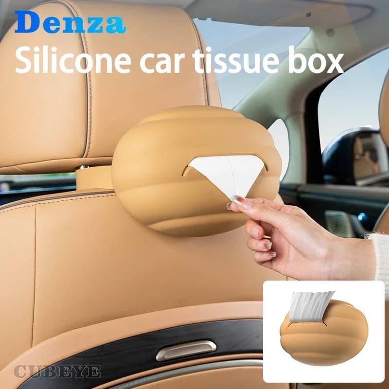 DENZA D9/N7 Silicone Tissue Box Car Supplies Drawer Carton Set Interior Modification Gadget accessories
