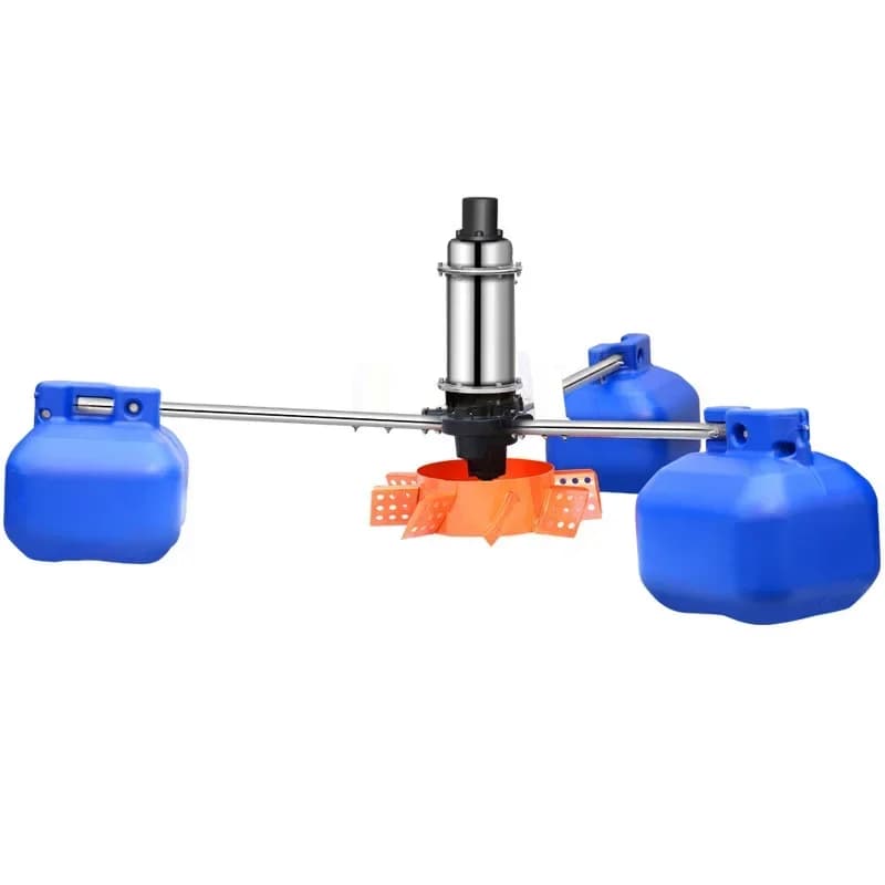 220V fish pond aerator impeller type  pump 380V pond  production large-scale aquaculture aeration  pump