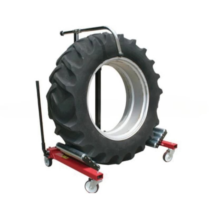 Manual hydraulic large conveyor, tire pick-up machine, clamp forklift, rotatable handle