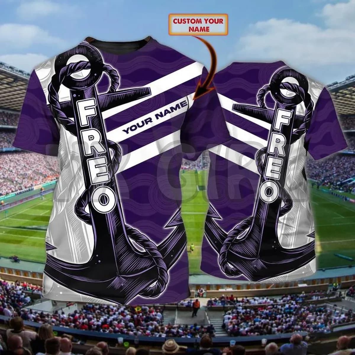 2026 Summer Fashion Men T Shirt Personalized Dockers Freo 3D All Over Printed T Shirts Tee Tops Shirts Unisex Tshirt