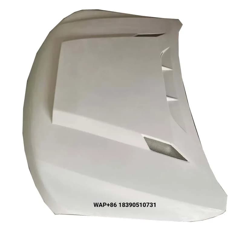 Glass Fiber Demon Bonnet Cover Engine Hood for Grand Cherokee SRT 2011-2021 WK2 with 3 Wholes Srt8 Grand Cherokee