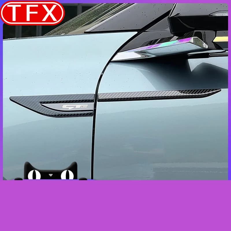 For Trumpchi GAC EMKOO 2023 2024 Car Styling Leaf Panel Side Label Metal Body Decoration Logo Exterior Auto Modified Accessories