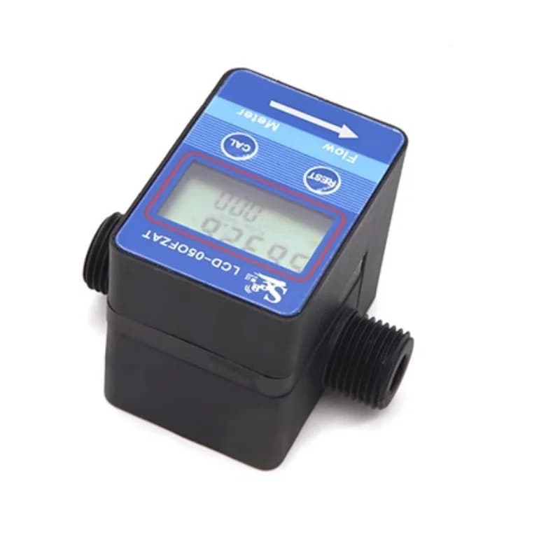 High-Precision G1/2 Gear Liquid Sensor For Measuring Soy Sauce Milk Honey Oil Sugar Syrup With Digital Display Flowmeter