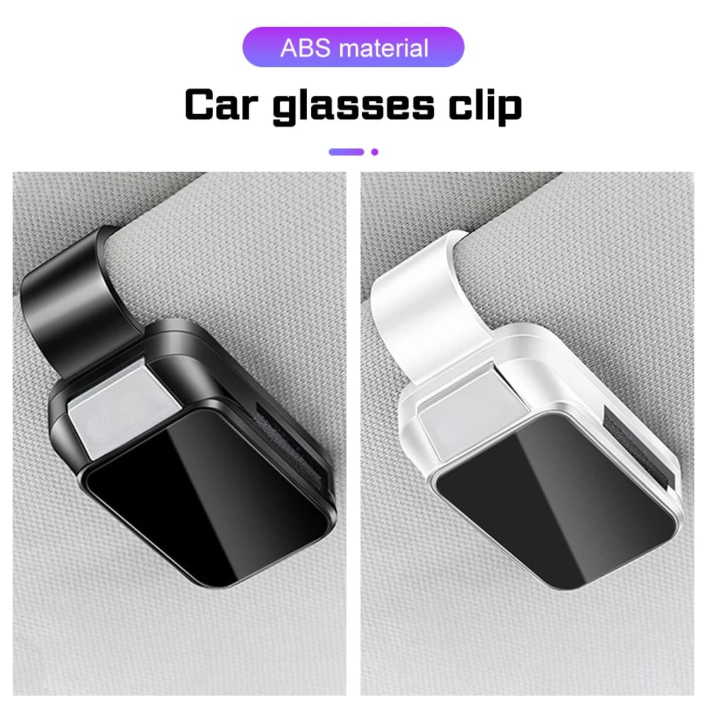 Multi-Functional Car Glasses Clip For Porsche Panamera Macan 718 Taycan 911 Cayman Boxster 9ya 971 Car Sun Visor Sunglasses Clip