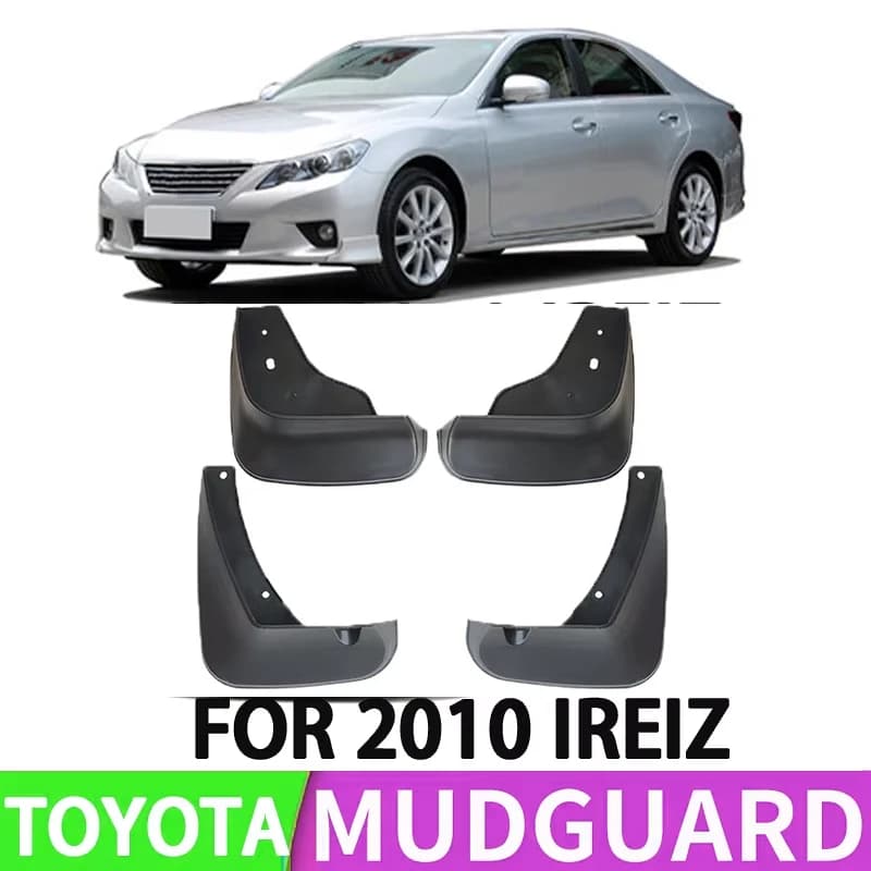 Designed for Toyota Mark X REIZ Cars (2010-2013) Front and Rear Wheel Dedicated Splash Guard Mudguard