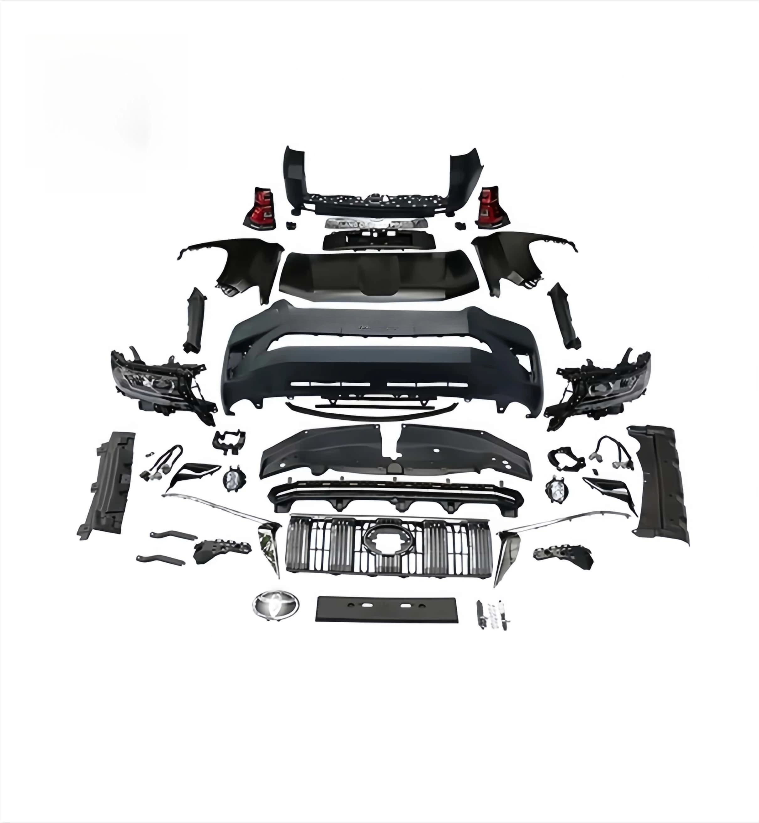 The Body Kit of Prado Land Cruiser 150 Was Changed From the Old Version to the New Version and Was Upgraded From 2010-2017 to 20