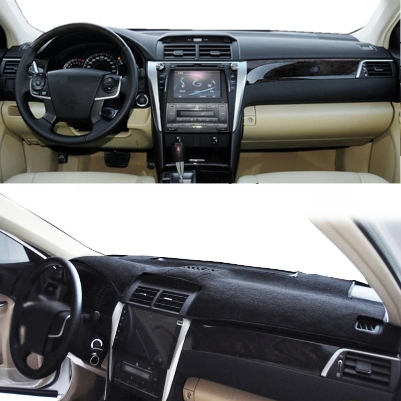 Car Styling For Toyota Camry XV50 2012-2017 Dashboard Cover Mat Pad Interior Center Console Sunshade Carpet Cushion Accessories